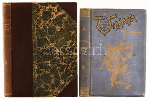 Camille Flammarion 2 műve:  A világ vége. Ford.: Kenedi Géza. Bp., én., Légárdy, 224+1 p. 8. kiadás. Gazdag szövegközti és egészoldalas fekete-fehér képanyaggal illusztrált. Átkötött félvászon-kötés, szakadt, foltos címlappal, javított címképpel.;  Uránia. Ford.: Zempléni P. Gyula. Bp., 1896, Minta-Antiquarium és Könyvkereskedés, 181+(3) p. Kiadói aranyozott egészvászon-kötés, kopott borítóval, az első két lap laza, ajándékozási és névbejegyzéssel.