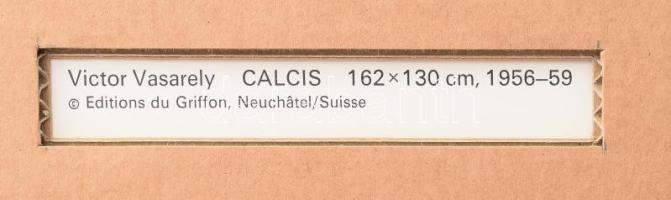 Vasarely Victor (1908-1997): CALCIS, 1956-59. Heliogravűr, papír. Neuchatel, Éditions du Griffon kia...