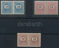 1898 3 klf POSTATOSZTA pár, nagyon szép minőségben (30.000)