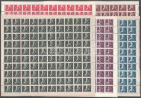 1947 Szabadsághőseink teljes ívsor, nagyon ritka! (250.000)