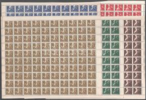 1947 Szabadsághőseink teljes ívsor, nagyon ritka! (250.000)