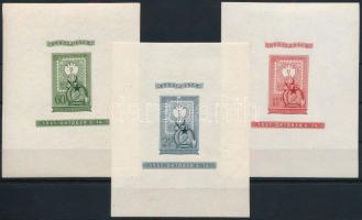 1951 80 éves a magyar bélyeg blokksor vágott (120.000)