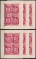 1948 5 db Szakszervezet kisív (30.000)
