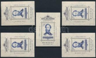 1954 5 db Jókai. blokk (35.000)