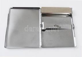Öngyújtós cigarettatárca, 8x10 cm