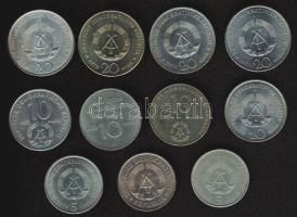 NDK 1969-75. 5M (3x) klf, 10M (4x) klf, 20M (4x) klf T:2,2/3 Összesen 11db!