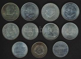 NDK 1969-75. 5M (3x) klf, 10M (4x) klf, 20M (4x) klf T:2,2/3 Összesen 11db!