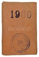 1960. "A Kossuth Lajos Közgazdasági Szakközépiskolától - Budapest XII. Márvány utca 32 1918&quo...