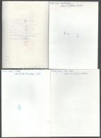 11 db film fotó, részben pecsételt, részben feliratozott: A veréb is madár, Párbeszéd, Lila akác, Sz...