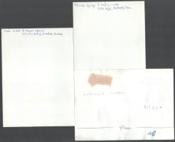 11 db film fotó, részben pecsételt, részben feliratozott: A veréb is madár, Párbeszéd, Lila akác, Sz...