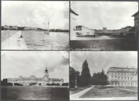 cca 1970 35 db kastélyfotó magyar kastélyokkal: Keszthely, Fraknó, Nádasldány, Lesencetomaj, stb. 24x16 cm