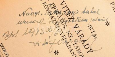 Várady Géza: A közös hadseregtől a nemzeti hadseregig. Egy tábori pap visszaemlékezései. DEDIKÁLT pé...