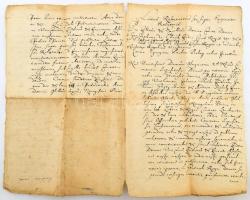 1691 Lőcse, Csák István, Balthasar Gorgey, Paulum Prokop vonatkozású latin nyelvű kézirat három beírt oldalon