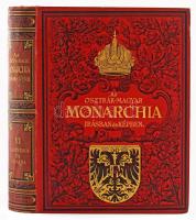 Az Osztrák-Magyar Monarchia írásban és képben VI. kötet: Karinthia és Krajna. Bp., 1891, M. Kir. Államnyomda, X+512 p. Nagyon gazdag egészoldalas és szövegközti képanyaggal illusztrált. Kiadói dúsan aranyozott, festett egészvászon-kötés, Gottermayer-kötés, aranyozott lapélekkel, minimális kopással a gerincen, néhány enyhén foltos lappal, egy hártyapapíron szakadással, de összességében jó állapotban