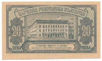 Bulgária 1947. 20L "E 2671" T:AU
Bulgaria 1947. 20 Leva "E 2671" C:AU
Krause P...
