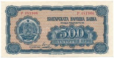 Bulgária 1948. 500L "R 481906" T:F szép papír Bulgaria 1948. 500 Leva "R 481906" C:F fine paper Krause P#77