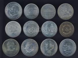 NDK 1969-75. 5M (3x) klf, 10M (4x) klf, 20M (5x) klf T:2,2/3 Összesen 11db!