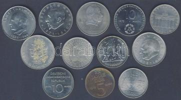 NDK 1969-75. 5M (3x) klf, 10M (4x) klf, 20M (5x) klf T:2,2/3 Összesen 11db!