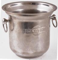 Martini fém jégvödör, m: 19,5 cm, d: 22 cm