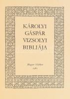 Vizsolyi Biblia. I-II. köt. Bp., 1981, Magyar Helikon. Hasonmás kiadás, kísérőfüzettel (Szántó Tibor...