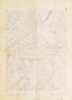 cca 1904 A Városliget és környékének térképe. Bp. Székesfőv. nyomda, 1:5000 45x59 cm Hajtva.