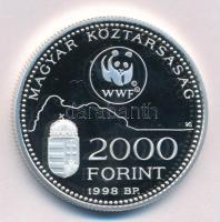 1998. 2000Ft Ag "WWF - Óvd a természetet" kapszulában T:PP Adamo EM154