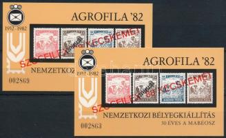 1988 2 db Szocfilex emlékív (7.000)