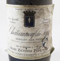 Chateneuf du Pape bontatlan palack francia vörösbor / unopenedd bottle French red wine