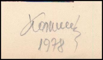 Koppány Frigyes (?-?): Örvénylő formák, 1978. Filctoll, papír, jelzett, kartonra kasírozva. 17x17 cm