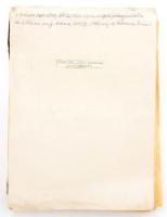 A Breviárium zsoltárainak szószerinti magyar fordítása. Ford., a zsoltárokhoz a bevezetőket és a magyarázatokat írta: Farkas Lajos. (Gépelt kézirat). Szeged, 1962, Hittani Főiskola, 3 sztl. lev.+ VII+(1)+200+(1) p. Tűzve, sérült papírborítóban.