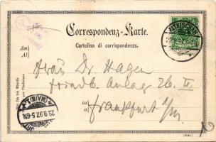 1897 (Vorläufer!!) Zadar, Zara; Duomo, Porta Terra Ferma, riva nuova, Biblioteca / dom, gate, port, ...