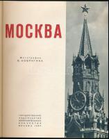V. Kovrigina: Moszkva. Fényképezte: - - . Moszkva, 1957, Állami Képzőművészeti Kiadó. Fekete-fehér f...
