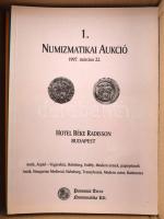 Pannonia Terra árverési katalógus tétel, összesen 18db különféle, közte kamaraárverési darabok is, az 1-6. árverésekig hiánytalan
