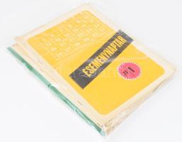 1971 Eseménynaptár. Módszertani útmutatás, ajánló bibliográfia és kiállítási segédanyag a negyedév fontosabb évfordulóihoz. 1971/1. és 1971/2. + mellékletek (híres személyek születési, halálozási évfordulói, róluk szóló ismertetők)