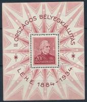 1934 LEHE blokk (20.000) (gumiráncok / creases)