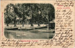 1901 Miskolctapolca, Görömbölytapolca, Görömbölyi-Tapolca, Tapolca (Miskolc); fürdő, tó. Lövy József kiadása