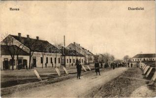 1916 Heves, utcarészlet, üzlet. Fogyasztási Szövetkezet kiadása (r)