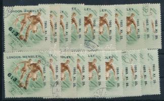 1953 20 db Labdarúgó 6:3 bélyeg (30.000)