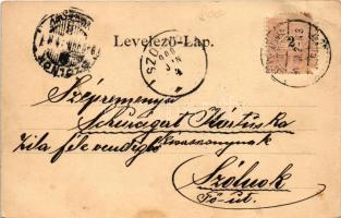 1900 Sztrecsnó, Sztrecsény, Strecno (Ruttka, Vrútky); Sztrecsnó vár. Moskóczi Ferencné kiadása / cas...