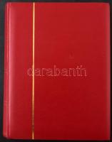 Szép színes tartalmas vegyes külföldi modern anyag 30 fekete lapos A4 berakóban sok tengerentúlival,...