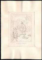Adriaen van Ostade, Jan Steen és Gabriel Metsu holland festők munkái után készült 3 db reprodukció, ...