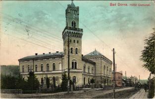 1908 Vatra Dornei, Dornavátra, Bad Dorna-Watra (Bukovina, Bukowina); Hotel Comunal / hotel and café. Verlag Rosenfeld (EK)