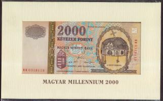 2000. 2000Ft "Millenium" T:I Eredeti bontatlan díszcsomagolásban!