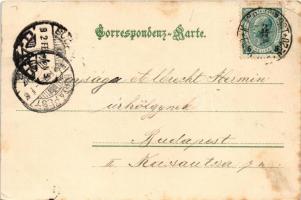 1902 Mariánské Lázne, Marienbad; Weg zum Café Egerländer, Josef Staab. Brück &amp; Sohn (Meissen...