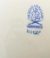 Herendi Apponyi lila mintás váza, jelzett, hibátlan, m: 22,5 cm