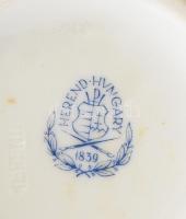 Herendi Viktória mintás váza, jelzett, repedéssel, m: 12 cm