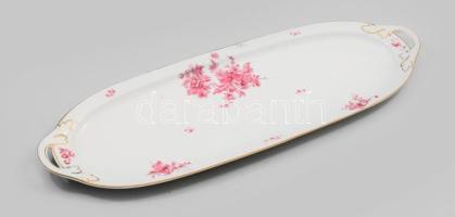 cca 1920 Rosenthal szendvicses tálca, jelzett, minimális kopással, 49x16 cm