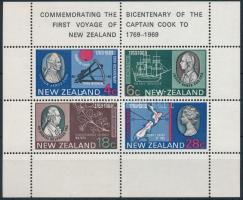 1969 James Cook első új-zélandi körútjának 200. évfordulója blokk Mi 510-513