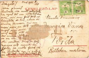 1916 Szamosújvár, Gherla; M. kir. állami főgimnázium, Járásbíróság. Karátsonyi Gyula kiadása / gramm...