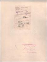 1928 Magyar Hiszekegy, színes nyomtatvány, hátoldalán a Magyar Hiszekegyet Terjesztő Országos Bizott...